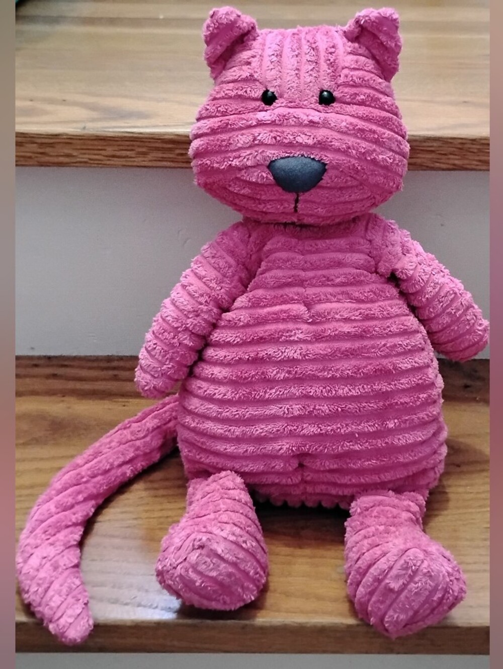 Jellycat Retired Cordy Roy Pink Cat Long Tail gift lovey plush toy